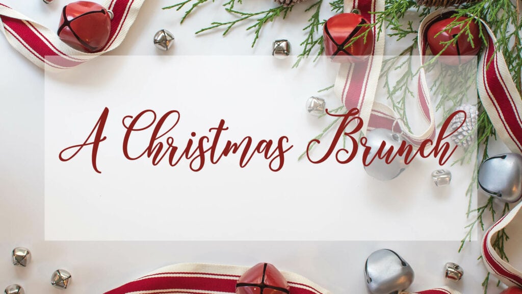 A Christmas Brunch Banner