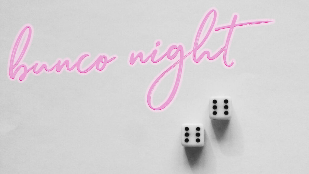 2024-09 Bunco Night Banner